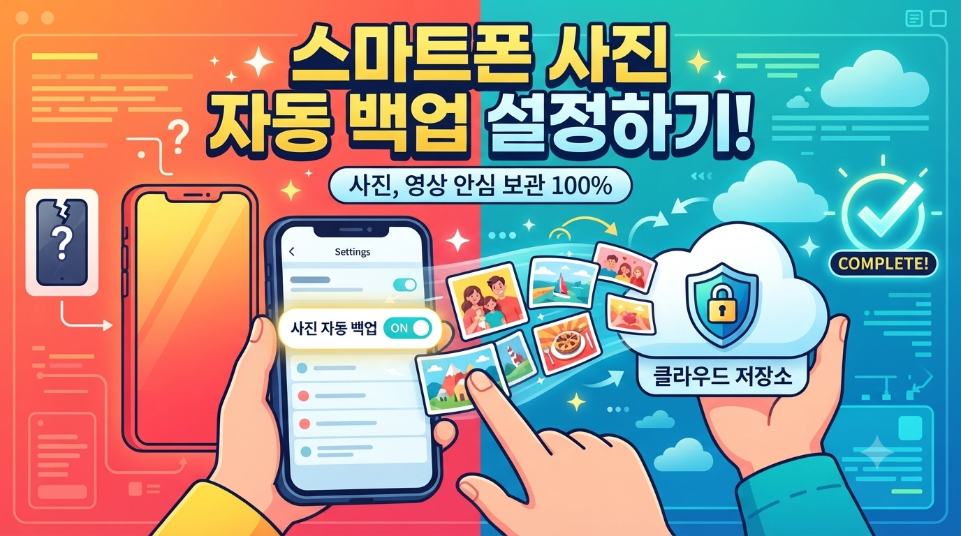 스마트폰 사진 자동 백업 설정하기 썸네일