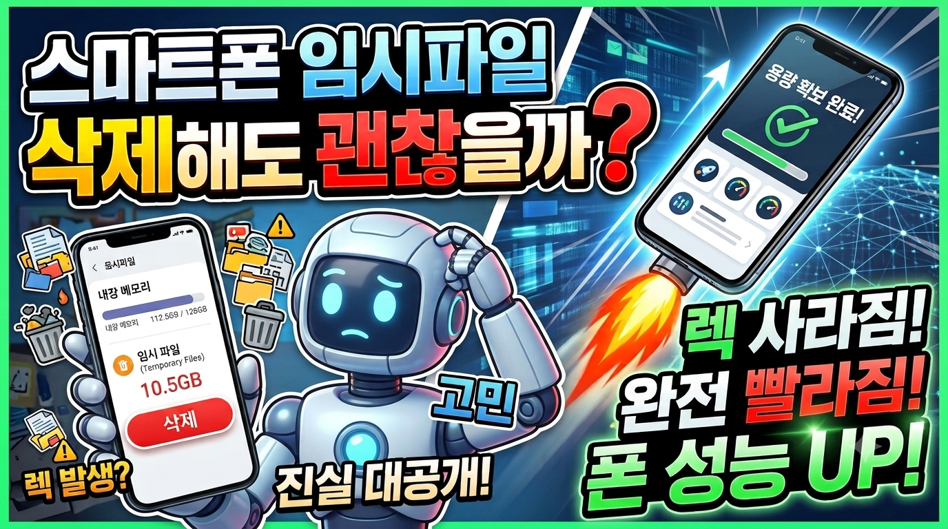 스마트폰 임시파일, 삭제해도 괜찮을까? 썸네일