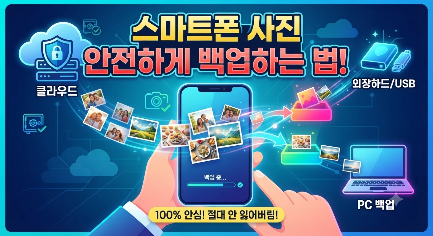 스마트폰 사진 안전하게 백업하는 방법 썸네일