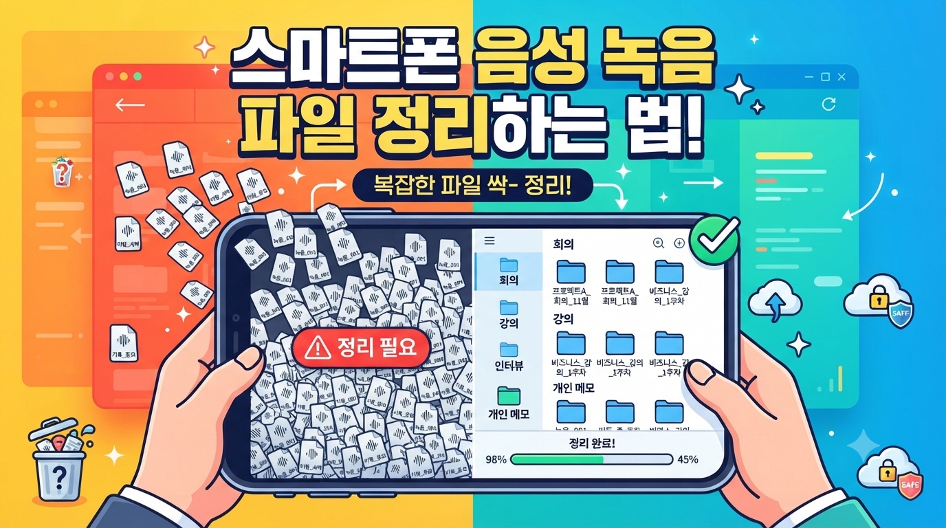스마트폰 음성 녹음 파일 정리하기 썸네일