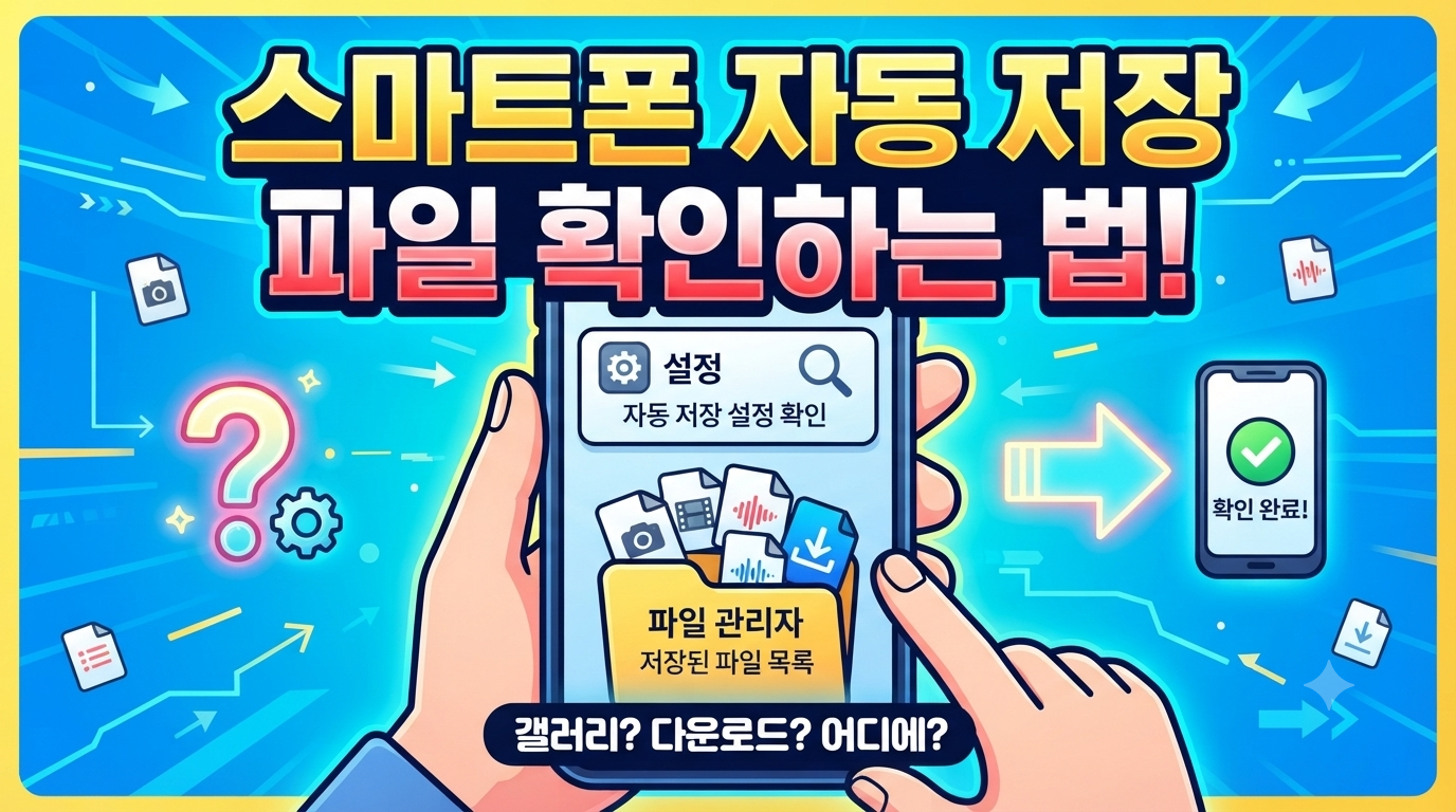 스마트폰 자동 저장 파일 확인하기 썸네일