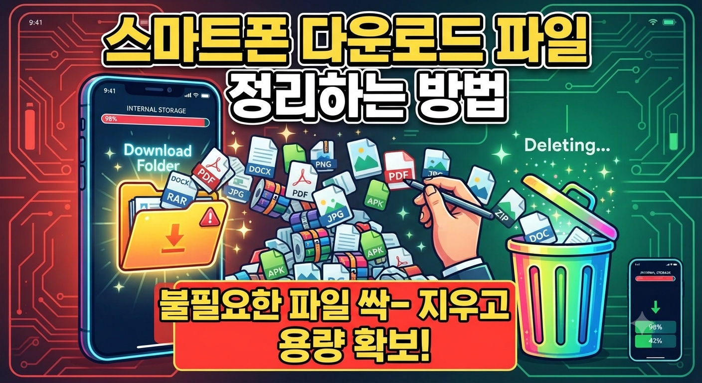 스마트폰 다운로드 파일 정리하는 방법 썸네일